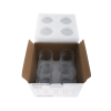 TEMPO-KONDELA SNOWFLAKE DRINK, sklenice na vodu, set 4 ks, s krystaly, 460 ml TEMPO-KONDELA SNOWFLAKE DRINK, sklenice na vodu, set 4 ks, s krystaly, 460 ml