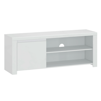 TV stolek 1D / 160, bílý lesk, LINDY TV stolek 1D / 160, bílý lesk, LINDY