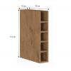 Spodní policová skříňka, dub lancelot, VEGA 15 D OTW BB Spodní policová skříňka, dub lancelot, VEGA 15 D OTW BB