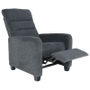 Relaxační křeslo, šedá, TURNER