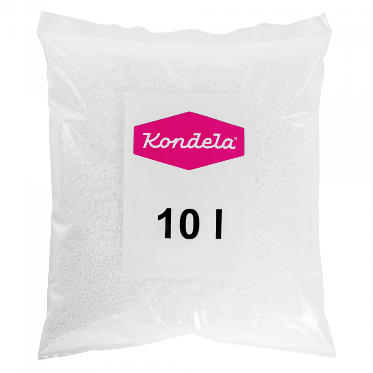 Náplň do sedacích vaků, EPS polystyrénové kuličky, balení 10 l