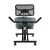 Ergonomická klekačka RUFUS. Šedá/černá