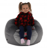 Sedací vak, šedá látka, BABY TYP 1
