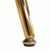 Lavice ve stylu Art-deco, smaragdová Velvet látka / gold chrom-zlatý, NOBLIN