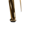 Lavice ve stylu Art-deco, béžová Velvet látka / gold chrom-zlatý, NOBLIN Lavice ve stylu Art-deco, béžová Velvet látka / gold chrom-zlatý, NOBLIN