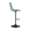 Barová židle LAHELA. Mentolová / černá