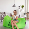 Nafukovací sedací vak/lazy bag, zelená, LEBAG Nafukovací sedací vak/lazy bag, zelená, LEBAG