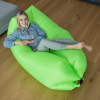 Nafukovací sedací vak/lazy bag, zelená, LEBAG Nafukovací sedací vak/lazy bag, zelená, LEBAG
