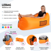 Nafukovací sedací vak/lazy bag, modrá, LEBAG Nafukovací sedací vak/lazy bag, modrá, LEBAG