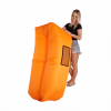 Nafukovací sedací vak/lazy bag, oranžová, LEBAG