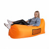 Nafukovací sedací vak/lazy bag, oranžová, LEBAG