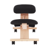 Ergonomická klekačka, černá/buk, GROCO