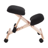 Ergonomická klekačka, černá/buk, GROCO