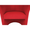Klubové křeslo CUBA. Červené