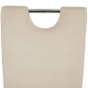 Jídelní židle, béžová Dulux Velvet látka, ABIRA NEW