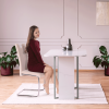 Jídelní židle, béžová Dulux Velvet látka, ABIRA NEW
