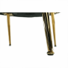 Křeslo ve stylu Art-deco, smaragdová Velvet látka / gold chrom-zlatý, NOBLIN Křeslo ve stylu Art-deco, smaragdová Velvet látka / gold chrom-zlatý, NOBLIN