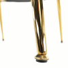 Křeslo ve stylu Art-deco, šedomodrá Velvet látka/gold chrom-zlatý, NOBLIN Křeslo ve stylu Art-deco, šedomodrá Velvet látka/gold chrom-zlatý, NOBLIN