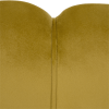 Lavice ve stylu Art-deco, hořčicová Velvet látka / gold chrom-zlatý, NOBLIN Lavice ve stylu Art-deco, hořčicová Velvet látka / gold chrom-zlatý, NOBLIN