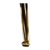 Lavice ve stylu Art-deco, hořčicová Velvet látka / gold chrom-zlatý, NOBLIN Lavice ve stylu Art-deco, hořčicová Velvet látka / gold chrom-zlatý, NOBLIN