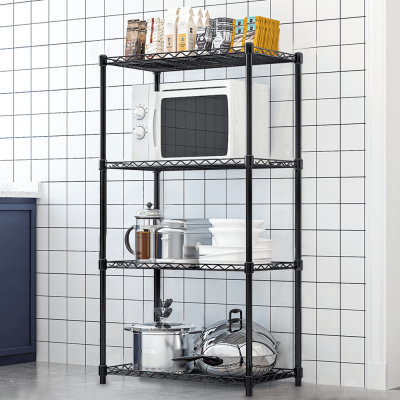 Regál SUER 4P. Černý