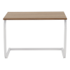 Odkladací stolek - police AVENO. Bílá / dub natural