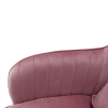 Kancelářské křeslo, růžová Velvet látka / chrom, KLIAN