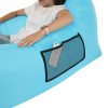 Nafukovací sedací vak/lazy bag, modrá, LEBAG Nafukovací sedací vak/lazy bag, modrá, LEBAG