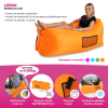 Nafukovací sedací vak/lazy bag, modrá, LEBAG Nafukovací sedací vak/lazy bag, modrá, LEBAG