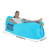 Nafukovací sedací vak/lazy bag, modrá, LEBAG Nafukovací sedací vak/lazy bag, modrá, LEBAG