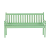 Dřevěná zahradní lavička KOLNA 150 cm. Neo mint