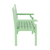 Dřevěná zahradní lavička KOLNA 150 cm. Neo mint