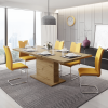 Jídelní rozkládací stůl, dub artisan, 160-200x90 cm, BOBA Jídelní rozkládací stůl, dub artisan, 160-200x90 cm, BOBA