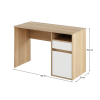 PC stůl, dub sonoma/bílá, BILI NEW