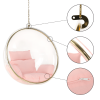 Závěsné křeslo, transparentní/zlatá/růžová, BUBBLE NEW TYP 1 Závěsné křeslo, transparentní/zlatá/růžová, BUBBLE NEW TYP 1