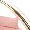 Závěsné křeslo, transparentní/zlatá/růžová, BUBBLE NEW TYP 1 Závěsné křeslo, transparentní/zlatá/růžová, BUBBLE NEW TYP 1