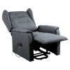 Relaxační polohovací křeslo DOURO. Světle šedé