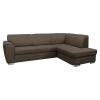 Rozkládací sedací souprava KENAI ROH s úložným prostorem. Pravá/Hnědá