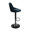 Barová židle TERKAN. Černá