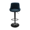 Barová židle TERKAN. Černá