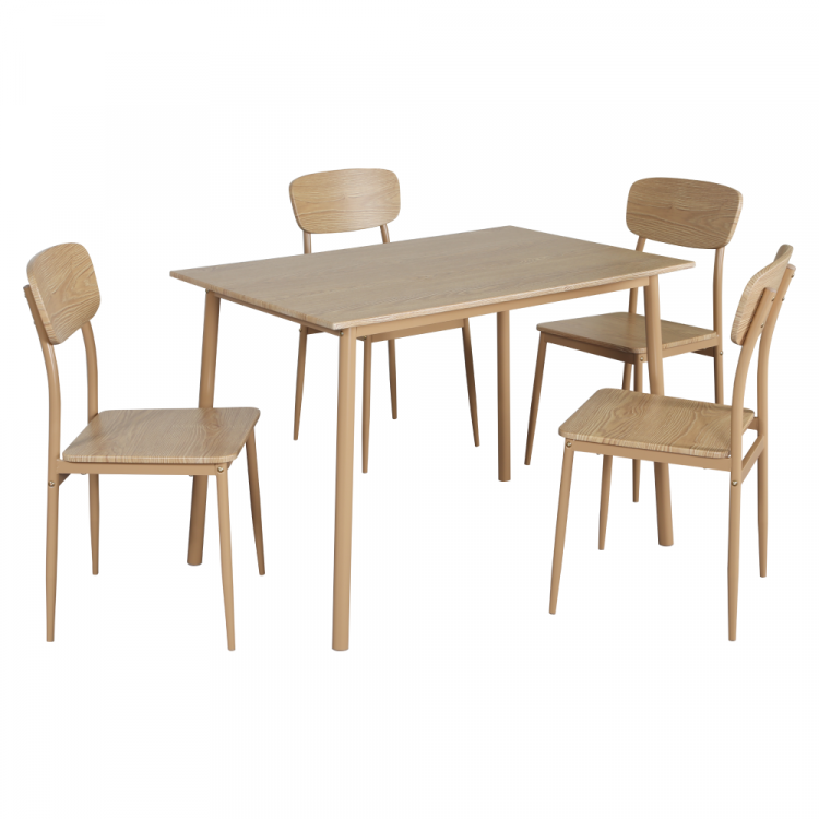 Jídelní set LAMIR. Dub přírodní