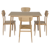 Jídelní set LAMIR. Dub přírodní