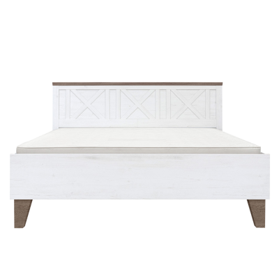 Manželská postel TEINA 160x200 s roštem. Borovice canyon/dub sonoma trufel