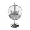 Závěsné křeslo se stojanem BUBBLE NEW III. Transparentní/stříbrná/šedá