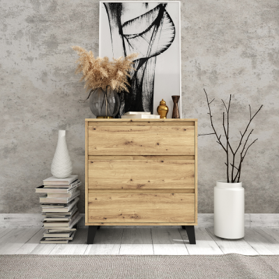 Zásuvková komoda BOGAN 3S. Dub artisan