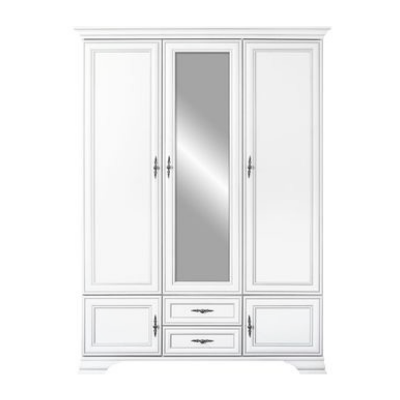 Policová a šatní skříň KENTAK 5D. Alpská bílá