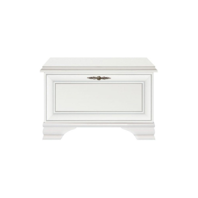 Nízký vyklápěcí botník KENTAK. Alpská bílá