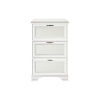 Vysoký vyklápěcí botník KENTAK. Alpská bílá