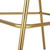 Designová barová židle, šedohnědá Velvet látka/gold chrom zlatý, DASMIN TYP 2 Designová barová židle, šedohnědá Velvet látka/gold chrom zlatý, DASMIN TYP 2