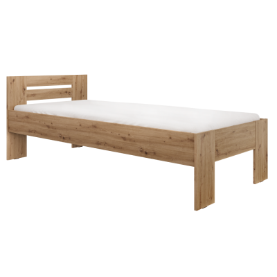 Postel, 90x200, dub artisan, BASIS Postel, 90x200, dub artisan, BASIS
